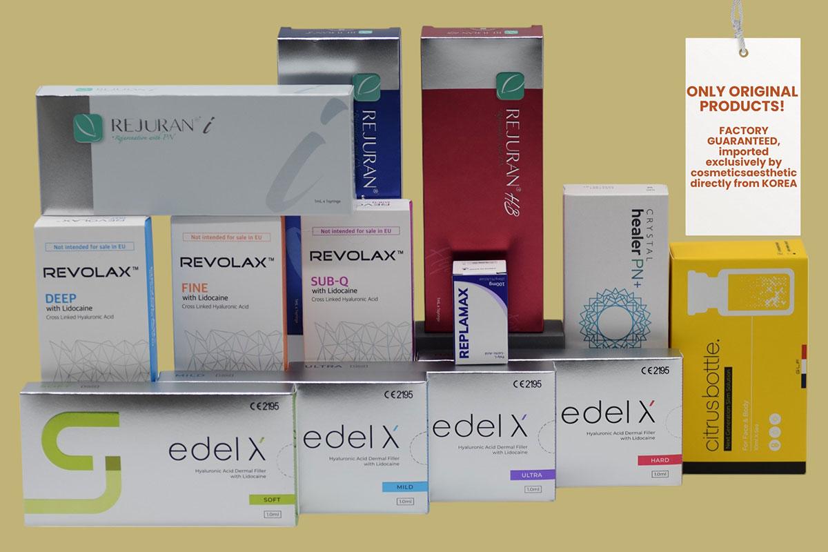 Only original products, boxes of filler packaging